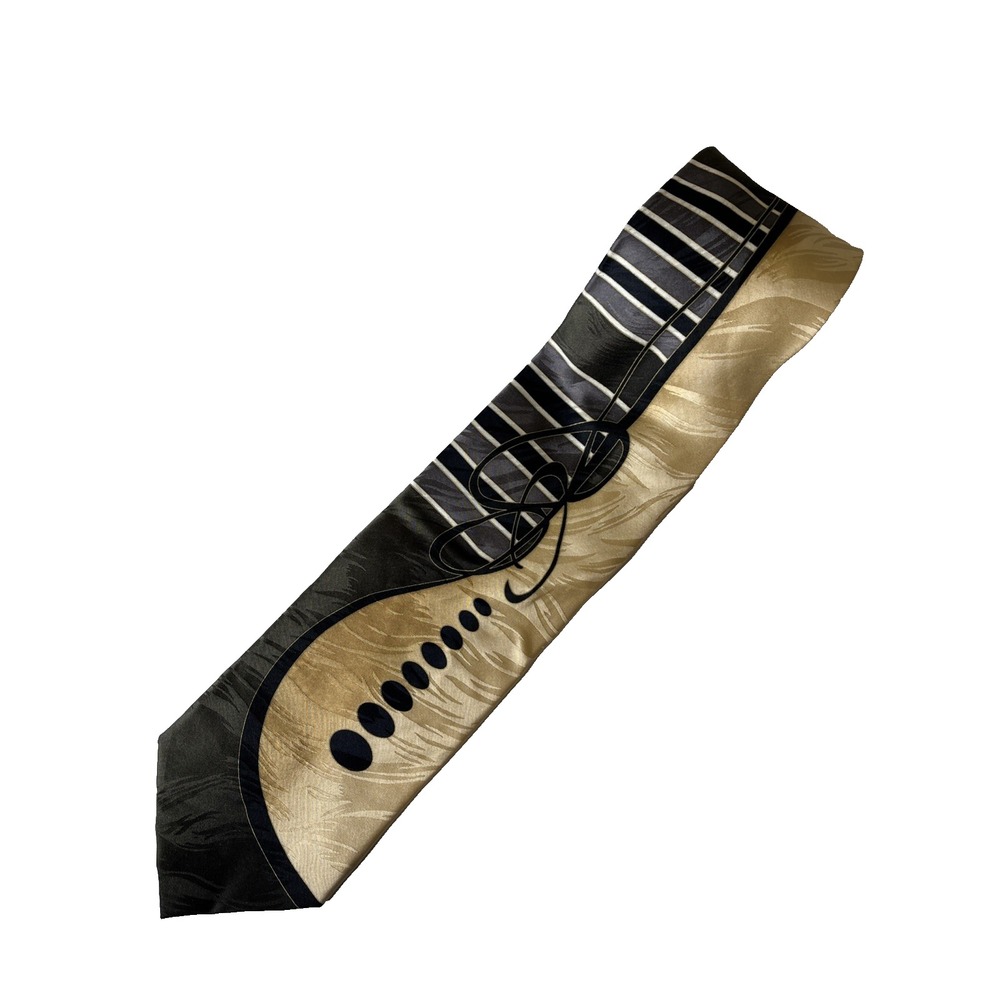 Giorgio Brutini 100% Silk Neck Tie Initials Gold‎ 4" Business Special Occasion
